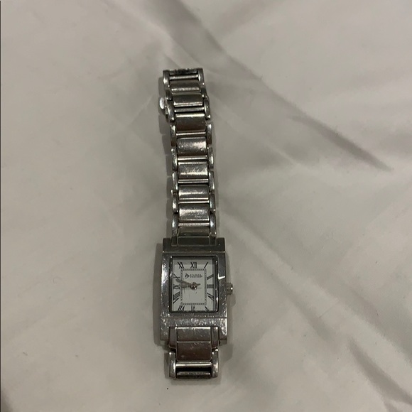 Silver ladies watch